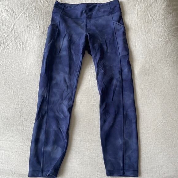 Lululemon tye dye Leggings - Picture 1 of 4